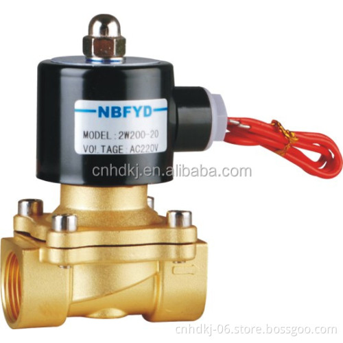 2W Series AC220V DC24V water solenoid valve can change the coils to be as explosion-proof solenoid valve